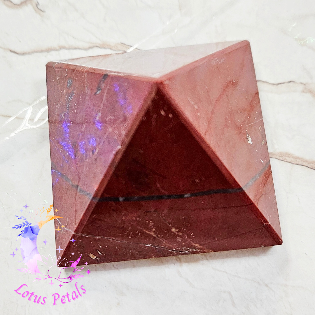 Red Jasper Pyramid