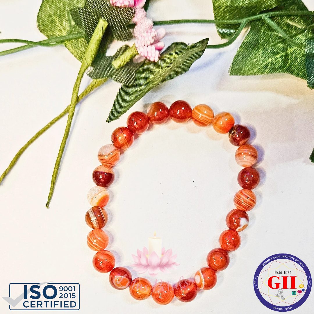 Carnelian Bracelet (8mm)