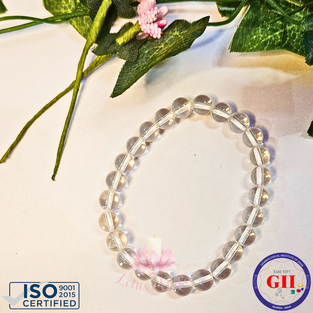 Clear Quartz Bracelet (8mm)