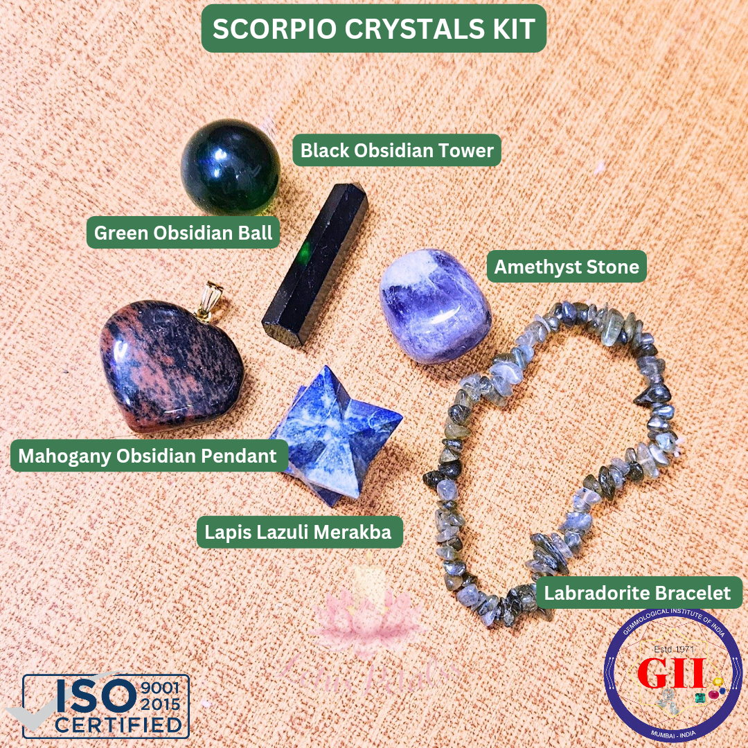 Zodiac Signs Crystals Kit